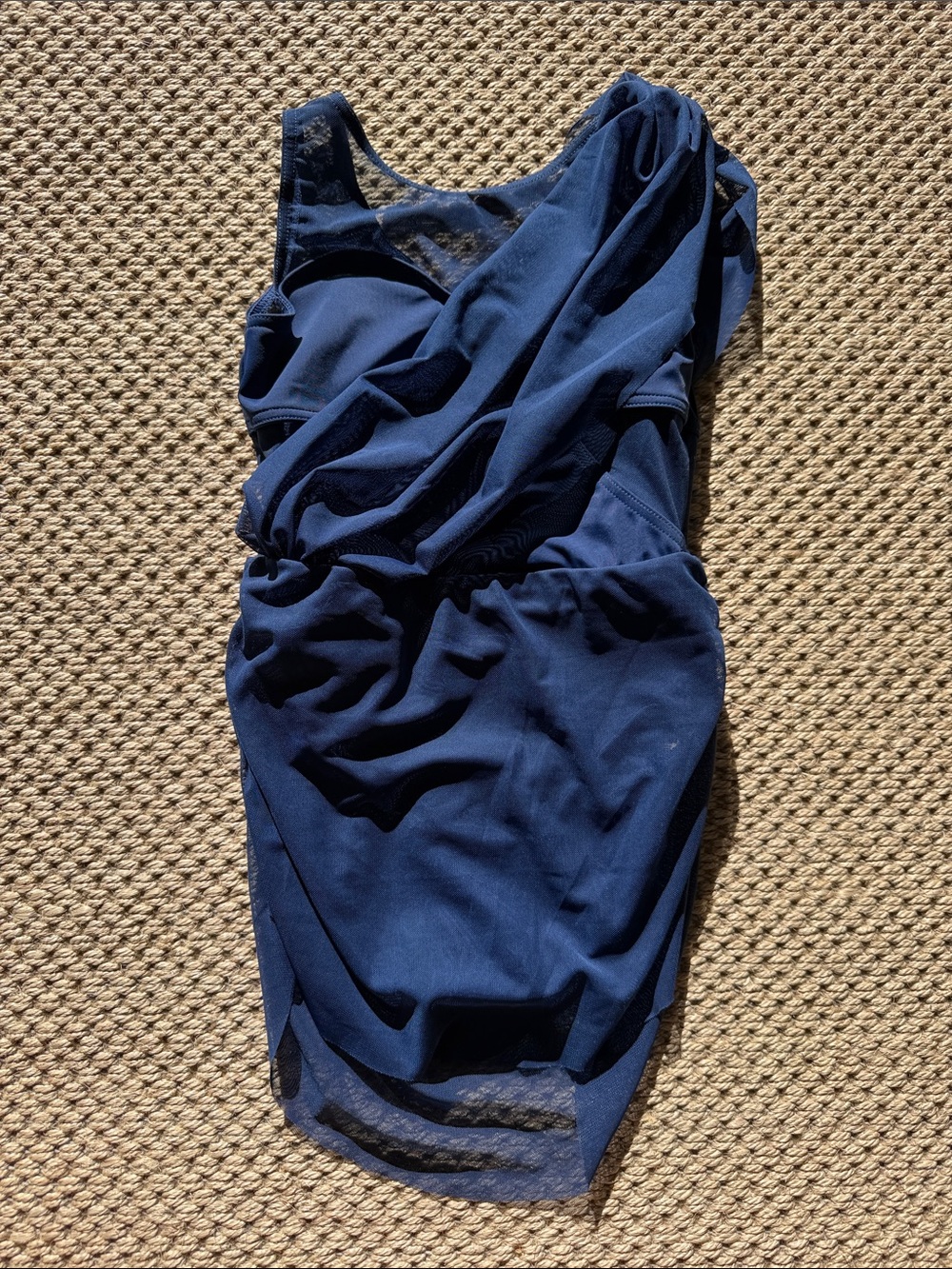 Balera lyrical navy blue mesh dress size child medium